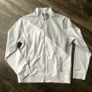 Rock & Republic White Men’s Athletic Track Jacket
